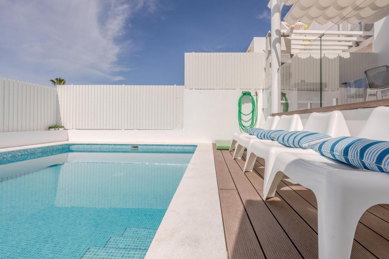 Seascape Villa Private Pool & Rooftop Jacuzzi With Sea View Near Manta Rota Beach Vila Nova de Cacela Exterior photo