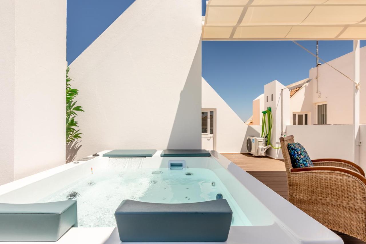Seascape Villa Private Pool & Rooftop Jacuzzi With Sea View Near Manta Rota Beach Vila Nova de Cacela Exterior photo