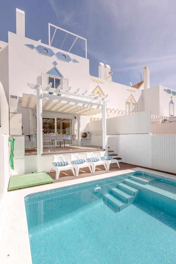 Seascape Villa Private Pool & Rooftop Jacuzzi With Sea View Near Manta Rota Beach Vila Nova de Cacela Exterior photo
